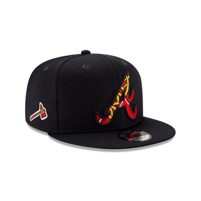 Atlanta Braves Gorra | New Era MLB Batting Practice 9fifty Snapback Cap Mexico - Azules
